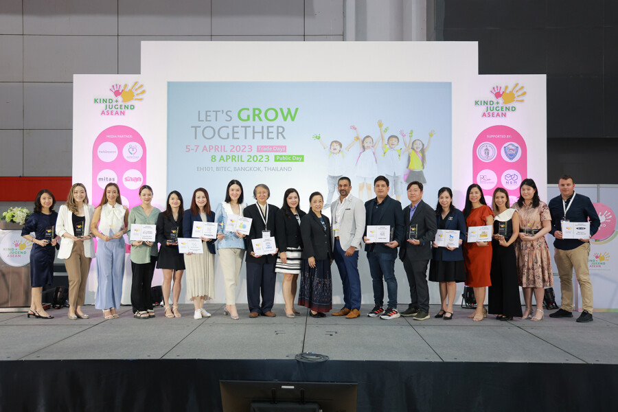 Kind + Jugend ASEAN 2023 มอบรางวัล "Innovation Award" ยกย่องนวัตกรรมสินค้าทารกและเด็ก