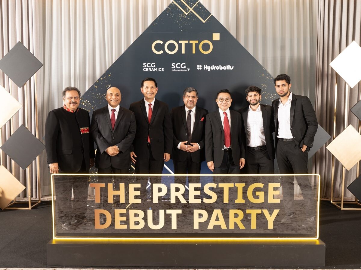 SCG Decor ผสาน SCG International และ Hydrobaths Ramco บุกตลาดอินเดีย เปิดตัวสินค้าใหม่ 'COTTO Exclusive Collection' เจาะฐานลูกค้ากว่า 1,425 ล้านคน