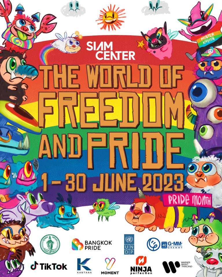 สยามเซ็นเตอร์ เมืองแห่งไอเดียล้ำเทรนด์ที่ยอมรับทุกความหลากหลาย สนับสนุน Bangkok Pride 2023 พร้อมจัดแคมเปญ Siam Center The World of Freedom and Pride