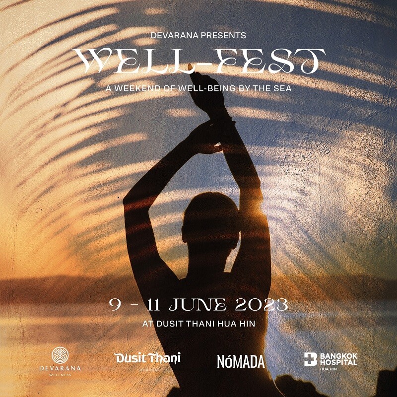 โรงแรมดุสิตธานี หัวหิน ร่วมเฉลิมฉลองวันสุขภาวะดีโลก จัดงาน "Well-Fest: A Weekend Of Wellbeing By The Sea" ชวนร่วมกิจกรรมเพื่อสุขภาพริมทะเล ระหว่างวันที่ 9 - 11 มิถุนายน 2566