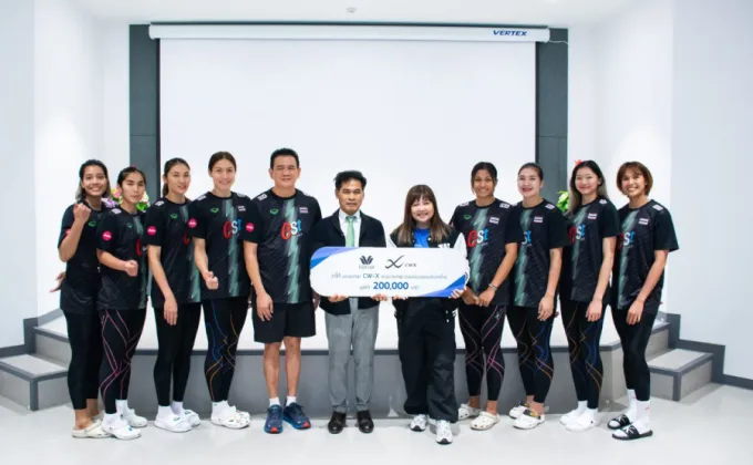 วาโก้ ร่วมยินดีกับทัพนักกีฬาวอลเลย์บอลหญิงทีมชาติไทย