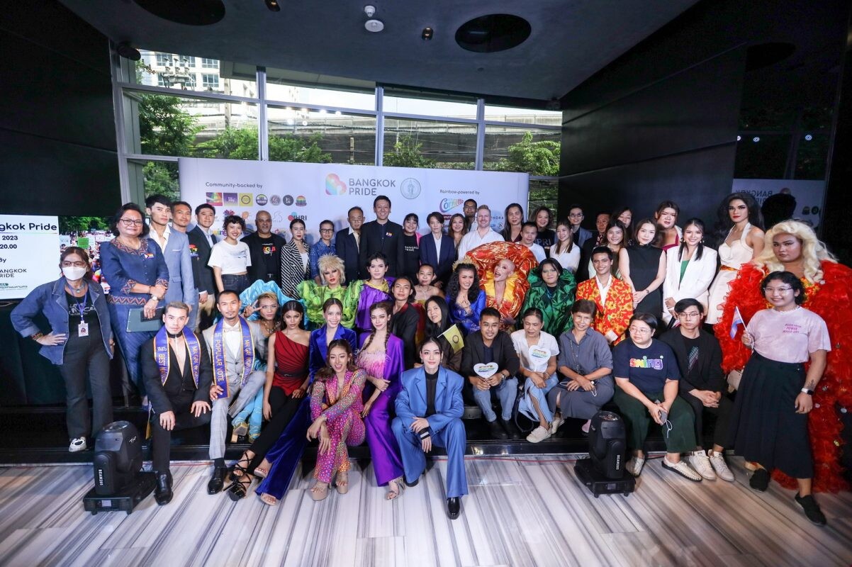 มิสแกรนด์ไทยแลนด์ 2023 พิมจิ-สแน็ก-เกตุ-ไผ่หลิว-มีนา ชวนเหล่า LGBTQ+ เตรียมคืนสู่ยานแม่ งานใหญ่ของชาวสีรุ้ง บางกอกไพรด์ 2023 (BANGKOK PRIDE 2023)