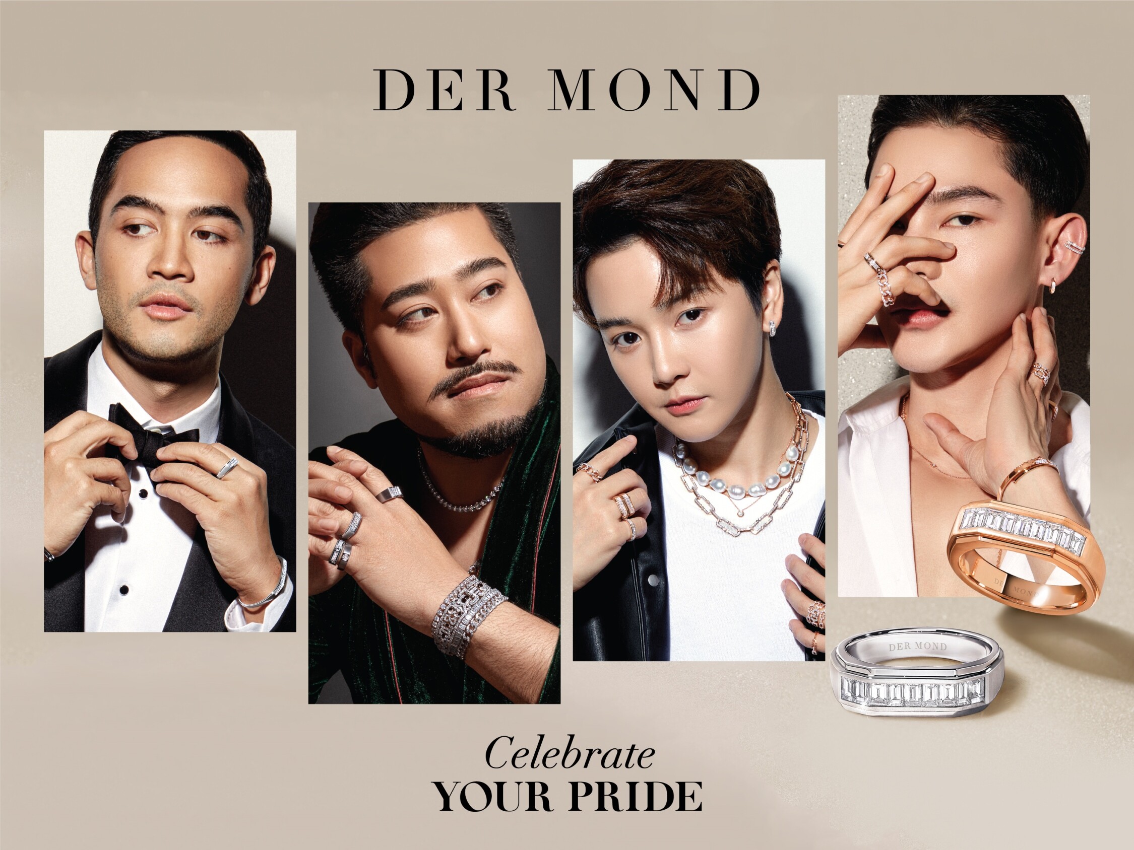 "เดอมอนด์" ไฟน์จิวเวลรี่ชั้นนำของไทย จัดแคมเปญ "Celebrate your Pride"