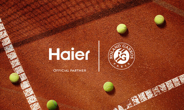 "ไฮเออร์ สมาร์ต โฮม" เป็นผู้สนับสนุนอย่างเป็นทางการ ประจำการแข่งขันเทนนิสเฟรนช์โอเพ่น