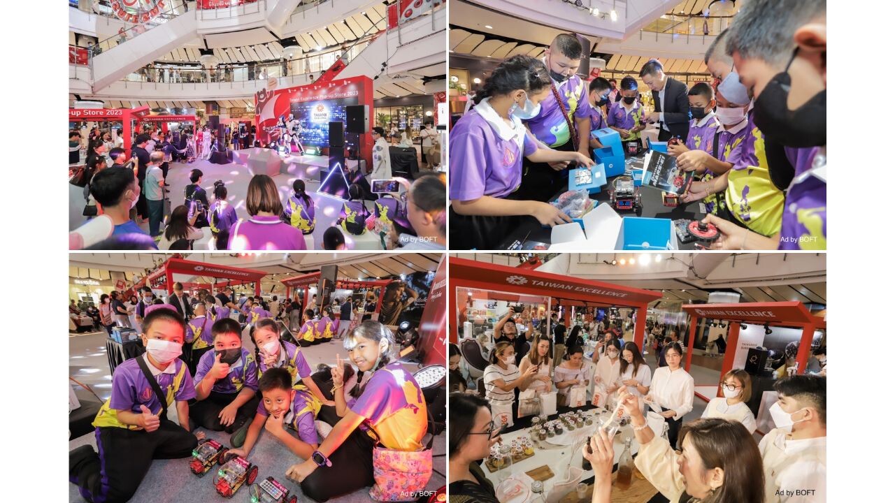 "Taiwan Excellence Pop-up Store in Thailand" ฉลองความสำเร็จ คาดสร้างรายได้ราว 35.3 ล้านบาท จากการเจรจาธุรกิจไทย-ไต้หวันกว่า 49 การจับคู่ธุรกิจ