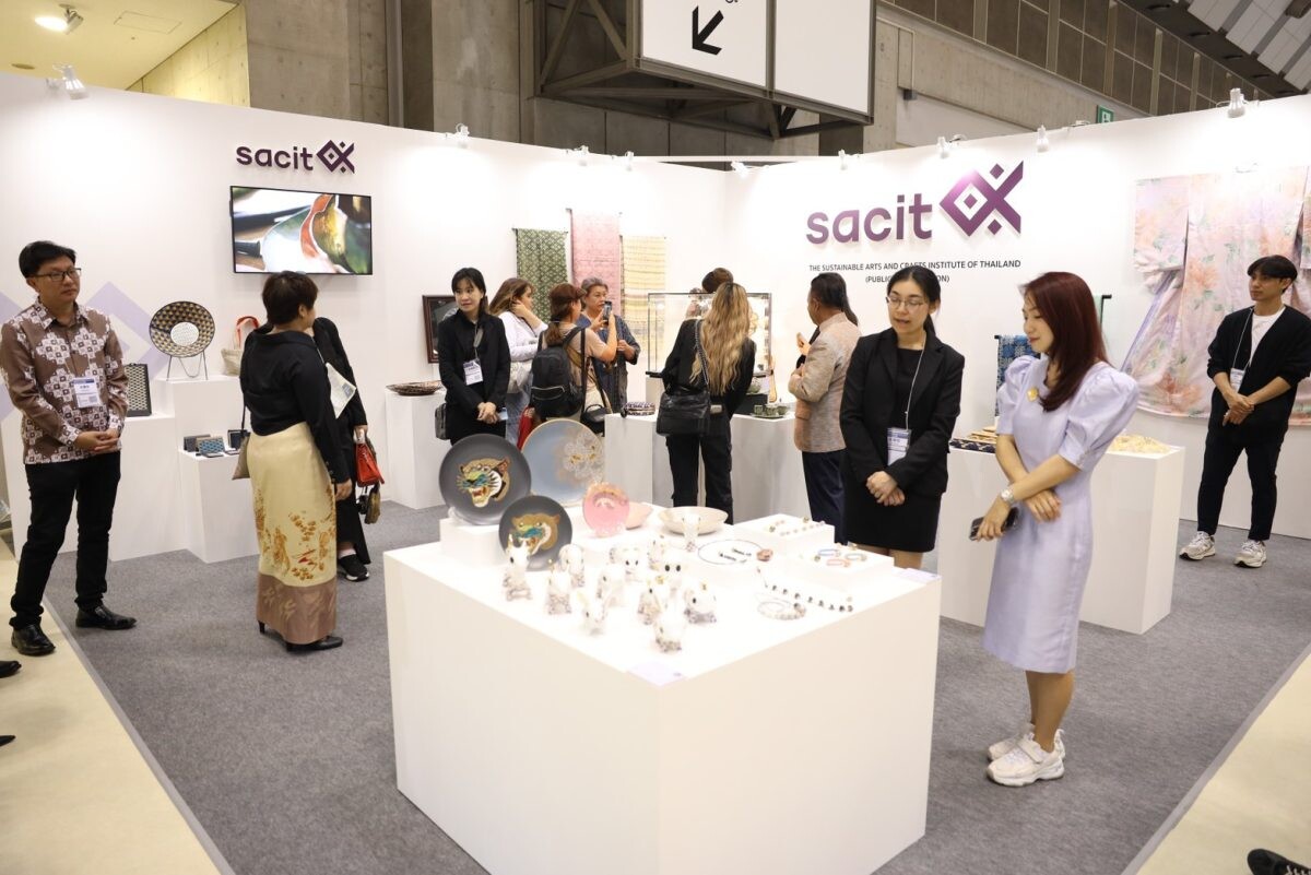 sacit ดัน Soft Power หัตถศิลป์ไทยในแดนปลาดิบ เปิดโอกาสให้ผู้เข้าชมกว่า 30,000 ราย ได้เข้าถึงภูมิปัญญาของไทย ในงาน LIFESTYLE Week TOKYO 2023