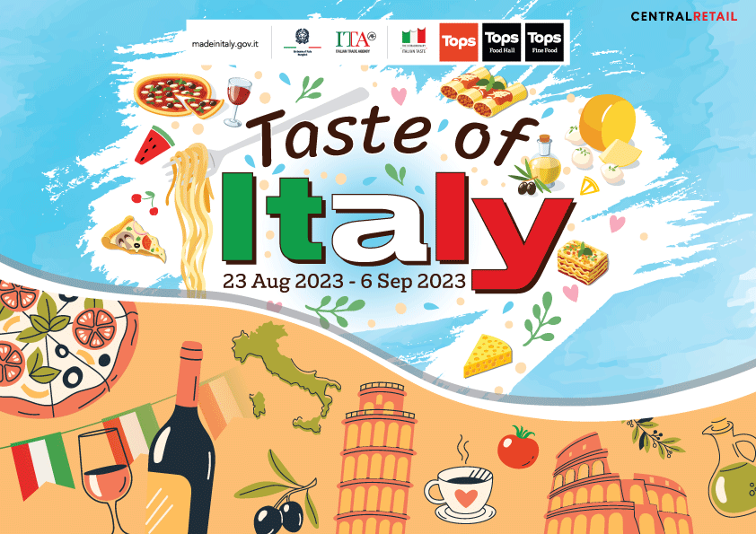 กลับมาอีกครั้ง! ท็อปส์ เสิร์ฟความอร่อยสไตล์อิตาเลียนแท้ พร้อมรวบรวมที่สุดของวัตถุดิบ ชั้นเลิศจากต้นกำเนิดให้เลือกช้อปและชิม ที่งาน 'Taste of Italy'