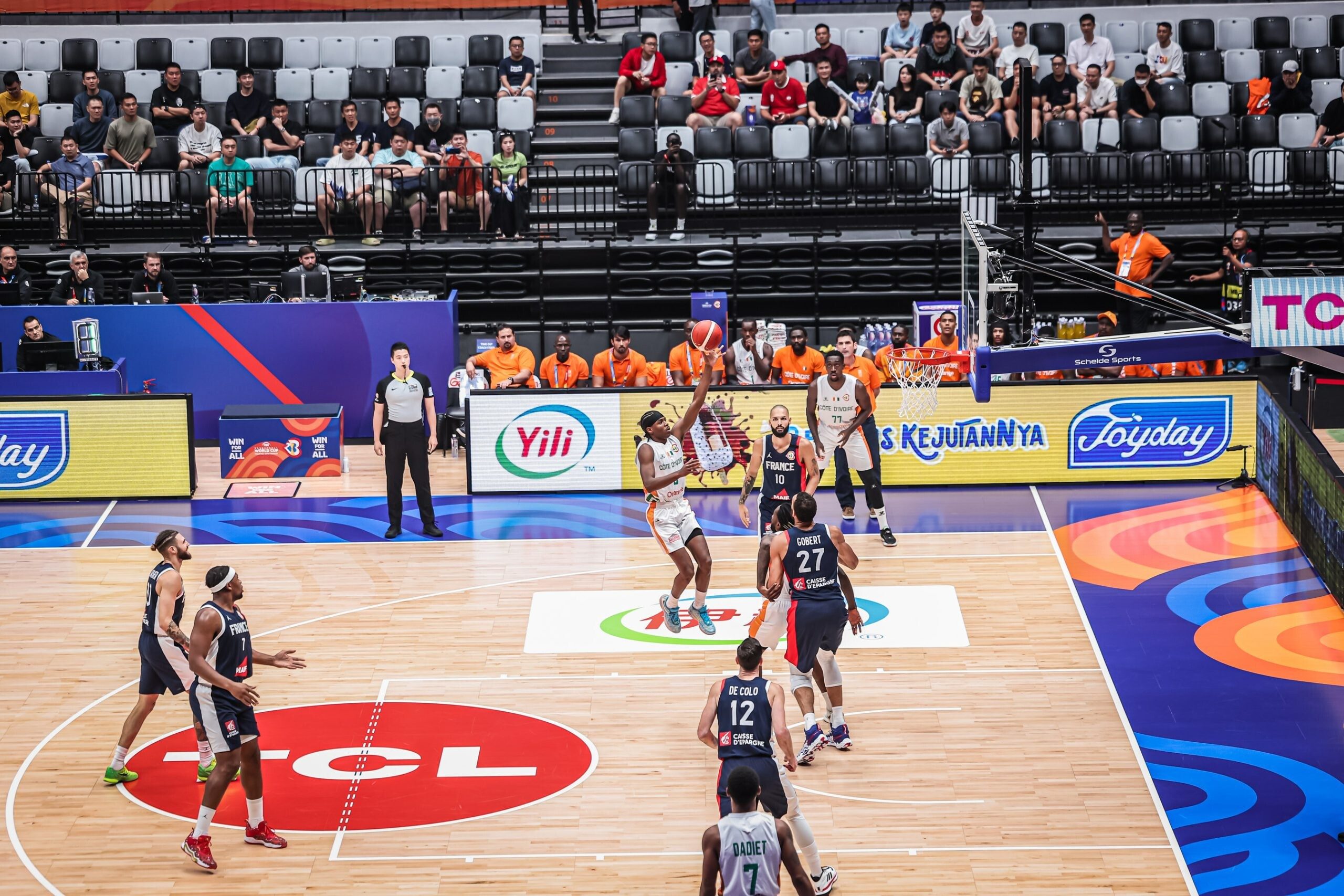 ไอศกรีม Joyday ในเครือ Yili รับบทผู้สนับสนุนไอศกรีมของศึกบาสเกตบอลชิงแชมป์โลก FIBA Basketball World Cup 2023
