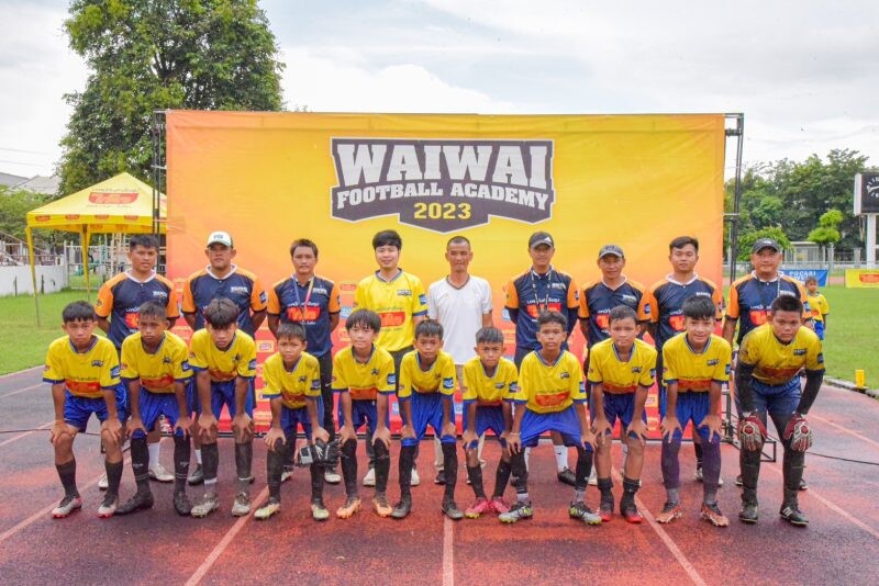 ไวไว เดินสายสอนทักษะฟุตบอลฟรี โครงการ "WAIWAI FOOTBALL Academy 2023" สนามที่ 7 จ.ร้อยเอ็ด