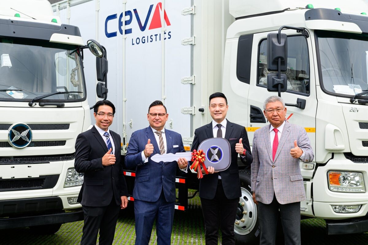 NEX ส่งมอบรถบรรทุกไฟฟ้าให้ CEVA Logistics ตอบโจทย์ Green Logistics Sustainability ช่วยลดต้นทุนพลังงาน เพิ่มประสิทธิภาพการขนส่งในอนาคต