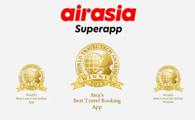 airasia Superapp คว้ารางวัลแอปพลิเคชั่นการจองที่ดีที่สุดในเอเชียจาก