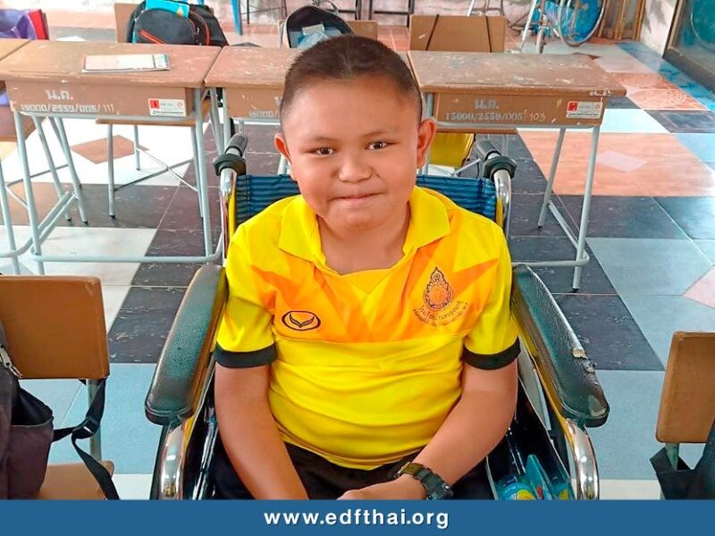 มูลนิธิ EDF ห่วงใยเด็กพิการ ชวนร่วมบริจาค "โครงการทุนการศึกษาเพื่อส่งเสริมเด็กพิการเรียนร่วมในโรงเรียนปกติ"