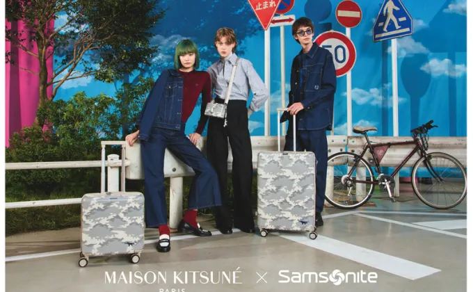 Maison Kitsune ผนึกกำลัง Samsonite