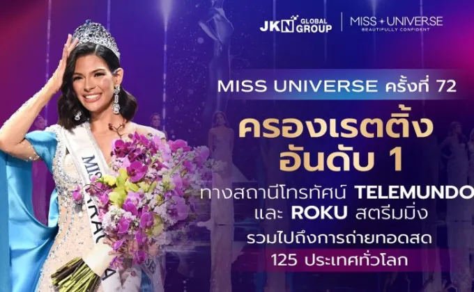 Miss Universe ครั้งที่ 72 ครองเรตติ้งอันดับ