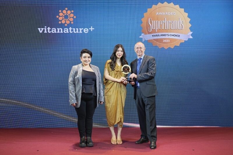 vitanature+ ภายใต้ RS LiveWell ในเครืออาร์เอส กรุ๊ป คว้ารางวัล Superbrands Thailand 2023 การันตีคุณภาพผลิตภัณฑ์นวัตกรรมจากธรรมชาติ เพื่อสุขภาพและความงาม