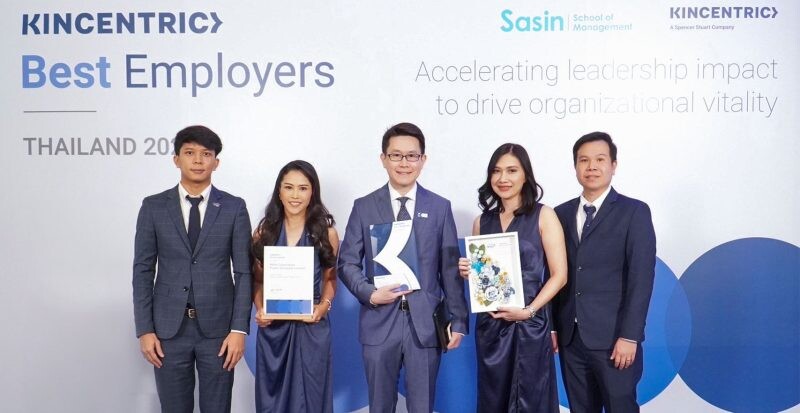 ดับบลิวเอชเอ กรุ๊ป ได้รับรางวัลสุดยอดองค์กรนายจ้างดีเด่นของคินเซนทริค แห่งประเทศไทย ประจำปี 2023 (Kincentric Best Employer Award Thailand 2023)
