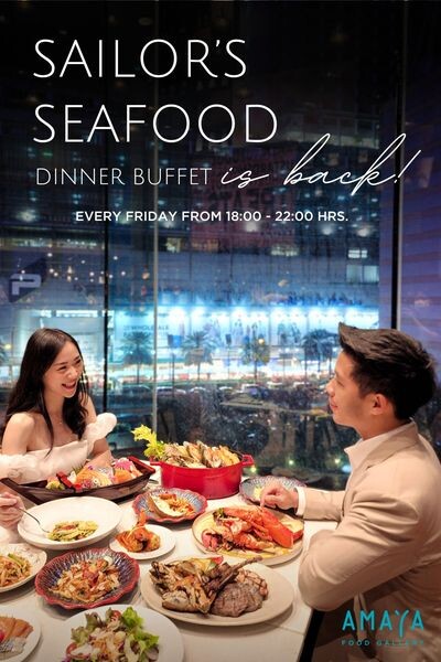 Sailor's Seafood Dinner Buffet ให้บริการทุกเย็นวันศุกร์