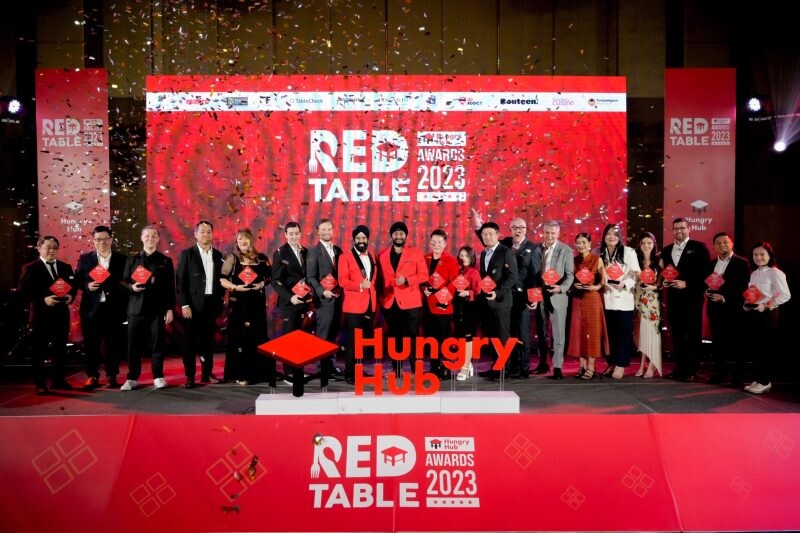 Hungry Hub ประกาศความสำเร็จครั้งสำคัญในงาน "Hungry Hub Red Table Awards 2023" งานประกาศรางวัลสุดยอดร้านอาหาร จากลูกค้าที่จองโต๊ะกว่า 3 ล้านคน!