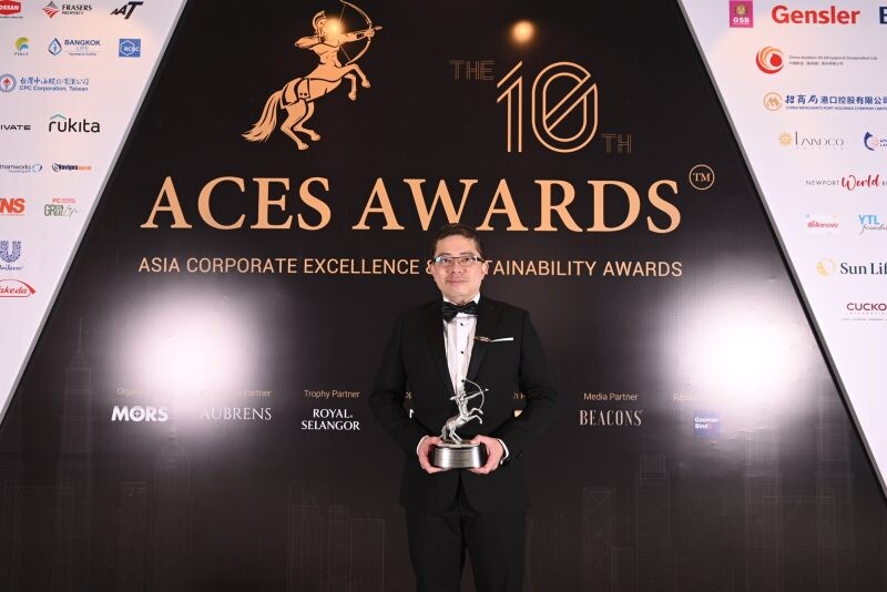 EA คว้ารางวัล Entrepreneur of the Year ในงาน Asia Corporate Excellence &amp; Sustainability Awards (ACES) 2023