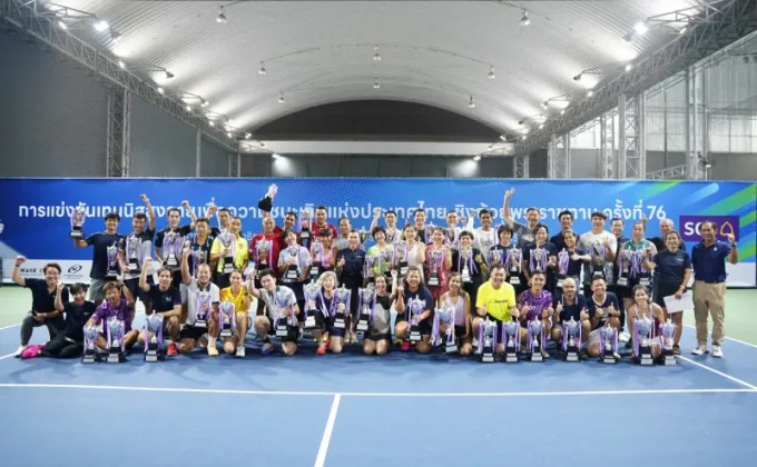 สมาคมเทนนิสสูงอายุไทย ชูดาวเด่นดวงใหม่ฝีมือเหนือชั้น