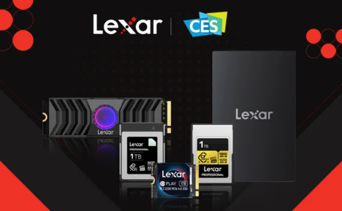 Lexar เตรียมจัดแสดงผลิตภัณฑ์ กลุ่มอุปกรณ์ถ่ายภาพและเกมมิ่งระดับมืออาชีพในงาน