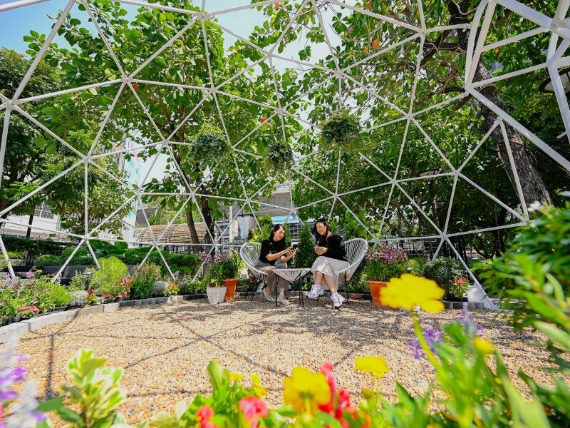 เจียไต๋ส่งต่อไอเดียการเกษตรในพื้นที่จำกัด เนรมิตสวนผักใจกลางสุขุมวิทใต้ ในงาน Bangkok Design Week 2024 "เจียไต๋ ฟาร์มสุขภาพดีในเมือง"