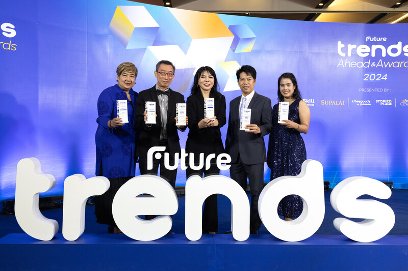 โอสถสภา คว้า 6 รางวัล จากเวที Future Trends Ahead & Awards 2024 และติดอันดับ Top 50 Companies in Thailand 2024 ตอกย้ำตำแหน่ง "องค์กรในฝันของคนรุ่นใหม่"