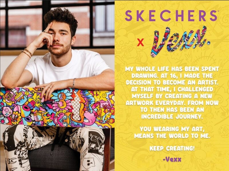 "Skechers x Vexx" คอลเล็กชันใหม่สุดคูล ที่ผสมผสานงานศิลปะและสนีกเกอร์สู่สตรีทแฟชั่นที่โดดเด่น