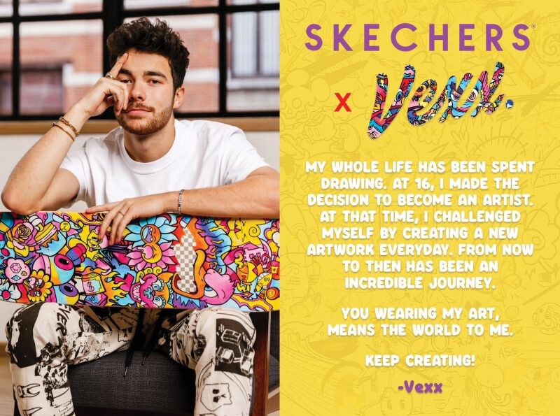 "Skechers x Vexx" คอลเล็กชันใหม่สุดคูล ที่ผสมผสานงานศิลปะและสนีกเกอร์สู่สตรีทแฟชั่นที่โดดเด่น
