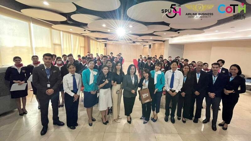 CoTH SPU "ฝึกงานได้งาน" #2 ร่วมกับ Bangkok Airway เพิ่มความรู้และทักษะการทำงานในธุรกิจการบิน มุ่งสร้างโอกาสให้นักศึกษาได้ร่วมงานในอุตสาหกรรมการบิน