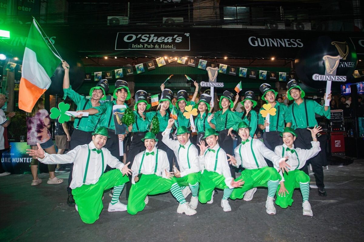 Guinness เติมสีสันให้ชาวไอริชช่วงเทศกาล "St. Patrick's Day" เผยบรรยากาศการเฉลิมฉลองวันชาติของคอมมูนิตี้ไอริชใจกลางย่านสุขุมวิท