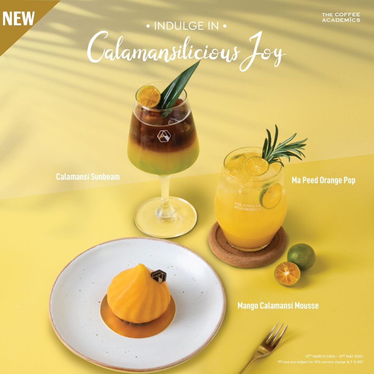 "The Coffee Academ?cs" introduces new refreshing summer menu items made from Calamansi, available from today - 31 May 2024