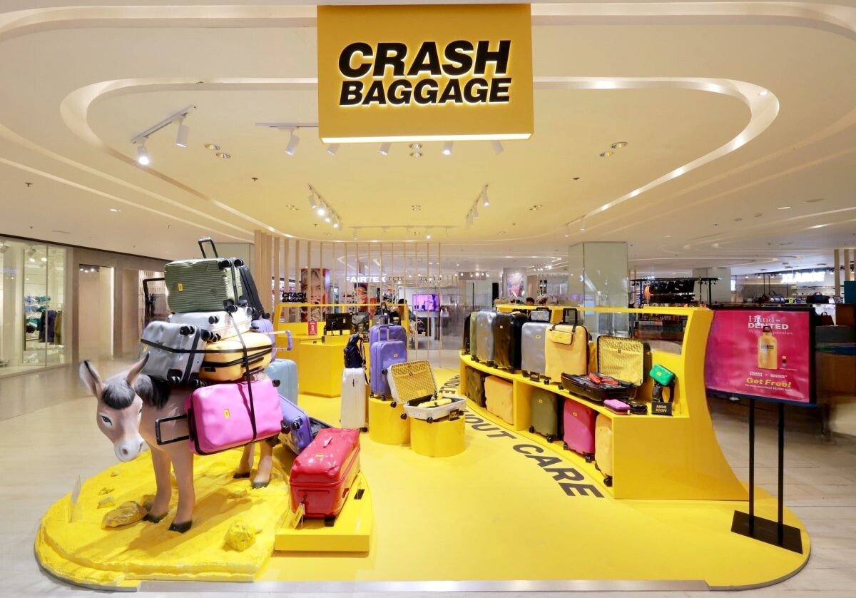"CRASH Baggage" เปิดตัวป๊อปอัพ สโตร์ แห่งแรกในไทย ลุยทุกการเดินทางแบบไร้กังวล