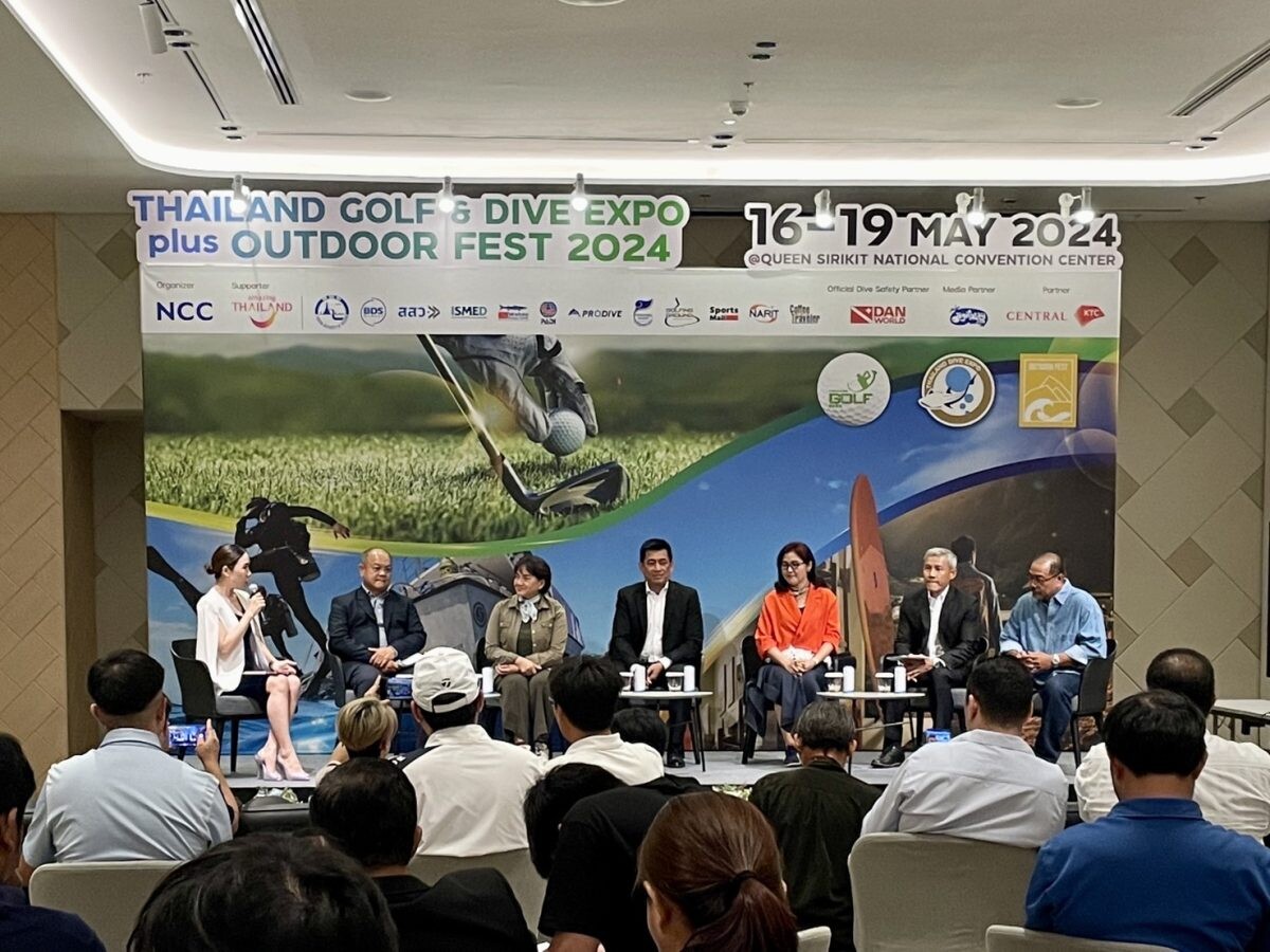 NCC. ผนึก ททท. ขยายตลาดท่องเที่ยวมูลค่าสูง ชี้ตลาดท่องเที่ยวเฉพาะทาง (Niche Market) โต ลุยจัดงาน "Thailand Golf &amp; Dive Expo plus OUTDOOR Fest 2024"